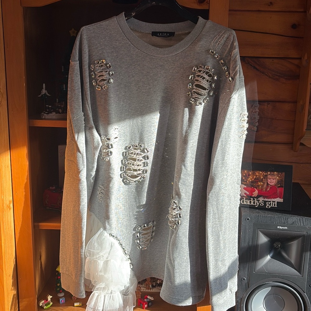 Akira bling sweatshirt
